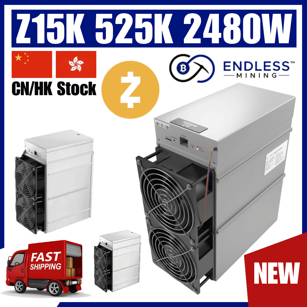 Bitmain Antminer Z15K 525K 2480W ZEC Miner