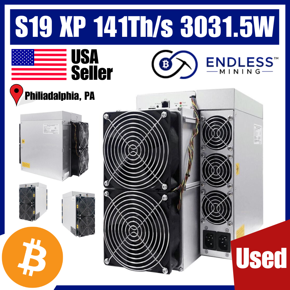 HOSTED - USED - Bitmain Antminer S19 XP 141Th/s 3031.5W | EndlessMining