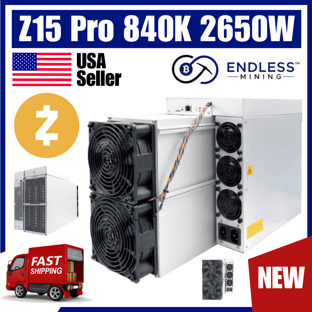 Bitmain Antminer Z15 Pro 840K 2650W Zcash Miner | EndlessMining