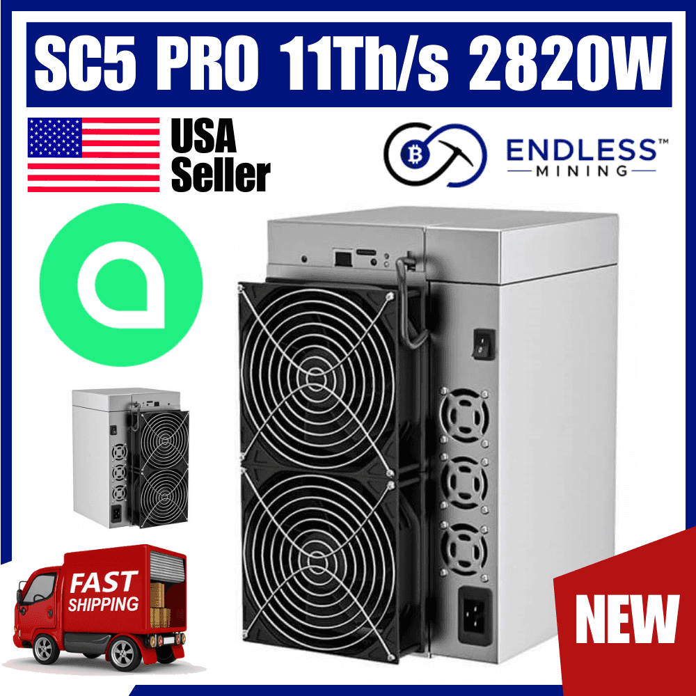 Goldshell SC5 PRO 11Th/s 2820W SC Miner | EndlessMining