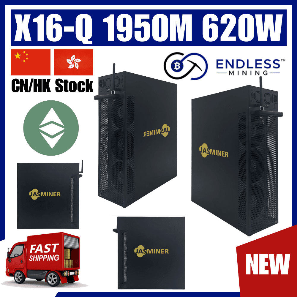 Jasminer X16-Q 1950Mh/s 620W - Input Voltage 120~240V AC