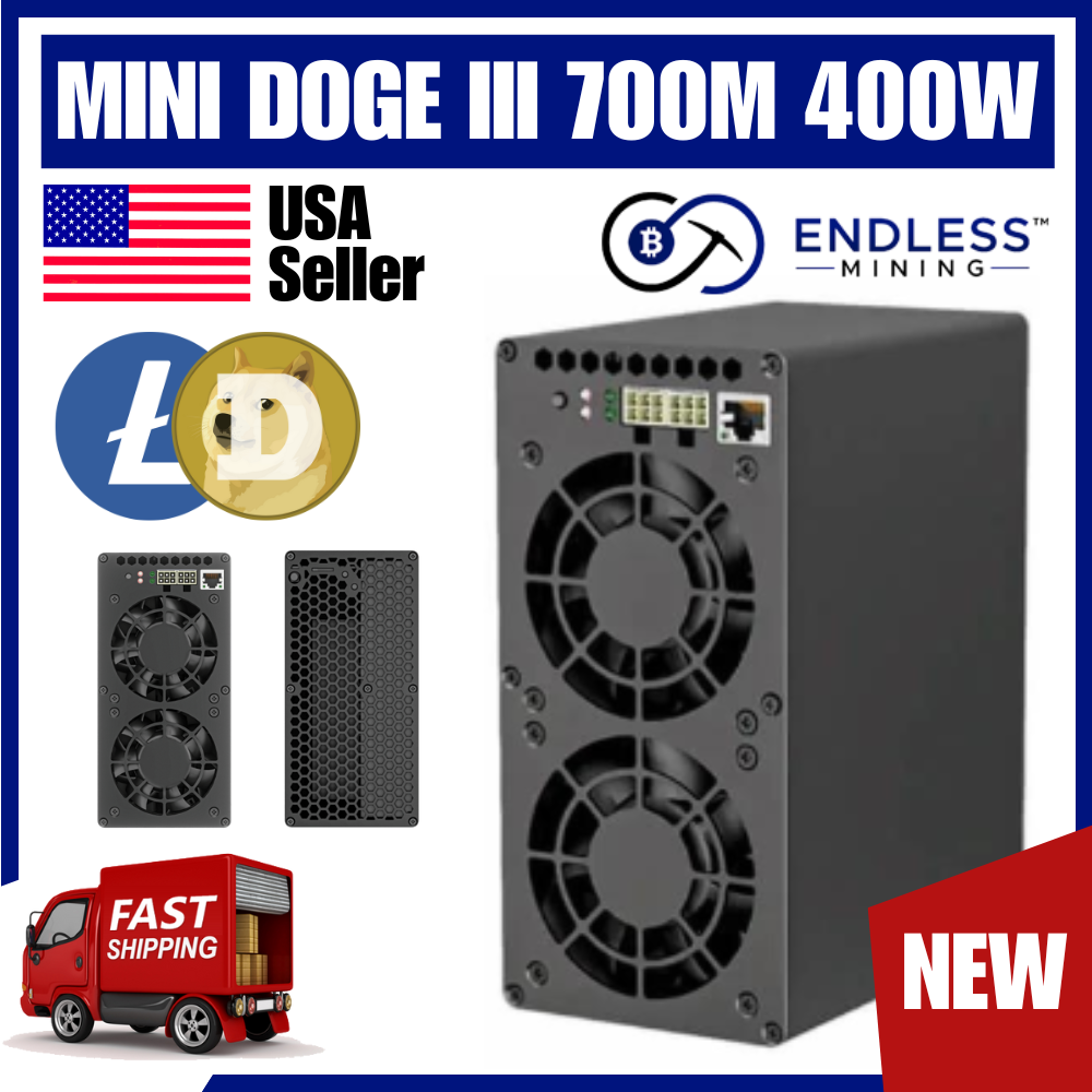 Goldshell MINI DOGE III 700M 400W - Input Voltage 100-240V | EndlessMining.com
