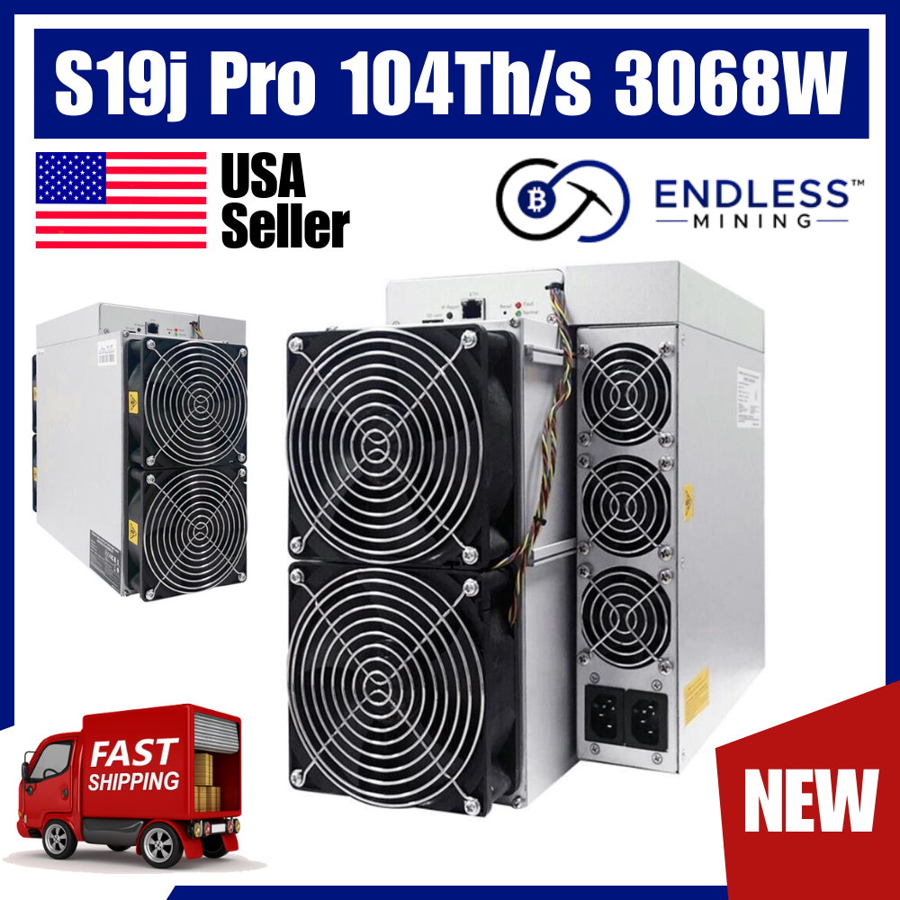 Antminer S19j Pro 104TH/s - Input Voltage 200~240V AC | EndlessMining.com image