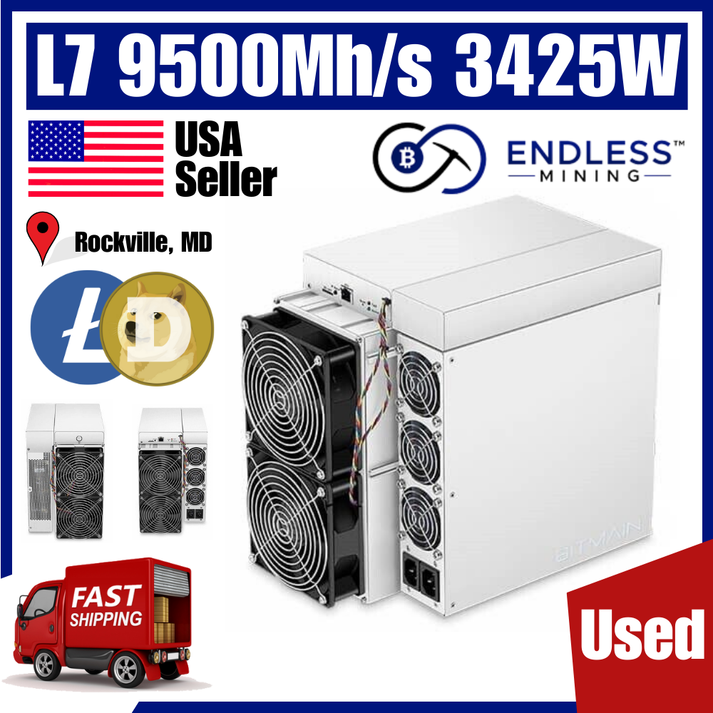 USED – Bitmain Antminer L7 9500Mh/s 3425W | EndlessMining.com image