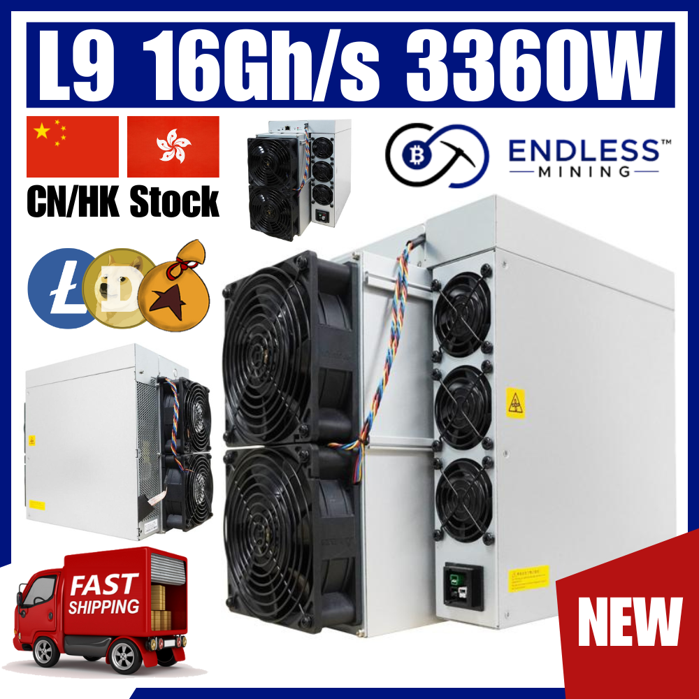 Bitmain Antminer L9 16Gh/s 3360W - LTC Doge Miner - Input Voltage 220-277V AC | EndlessMining image