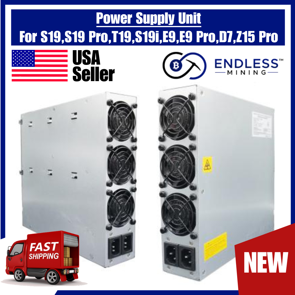 Bitmain Power Supply Unit (APW12_12V-15V EMC - b Version) For S19,S19 Pro,T19,S19i,E9,E9 Pro,D7,Z15 Pro | EndlessMining image