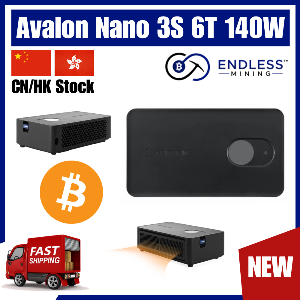 Canaan Avalon Nano 3S 6Th/s 140W Home Bitcoin Miner | EndlessMining image
