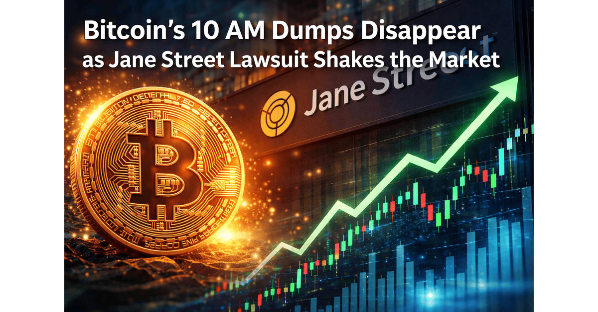 bitcoins-10-am-dumps-disappear-as-jane-street-lawsuit-shakes-the-market