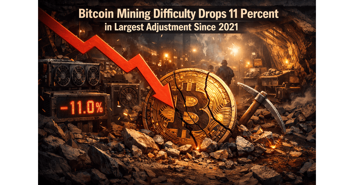bitcoin-mining-difficulty-drops-11-percent-in-largest-adjustment-since-2021