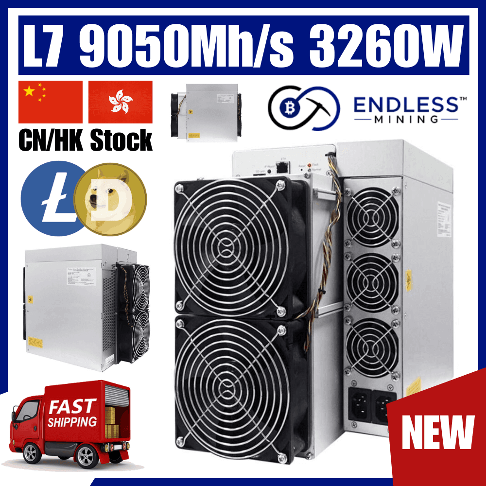 Bitmain Antminer L7 9050Mh/s 3260W - AC Input Voltage 200~240V image