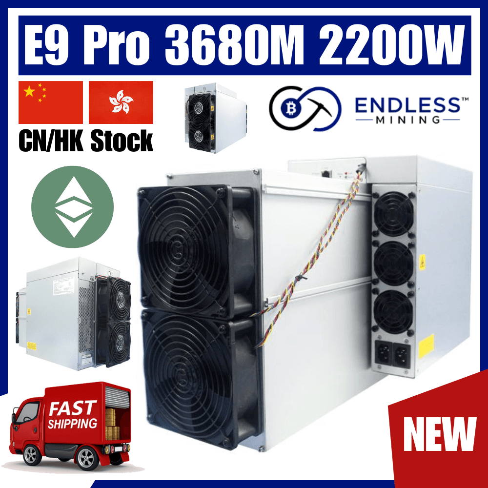 Bitmain Antminer E9 Pro 3680Mh/s 2200W - Input Voltage 200~240 AC image