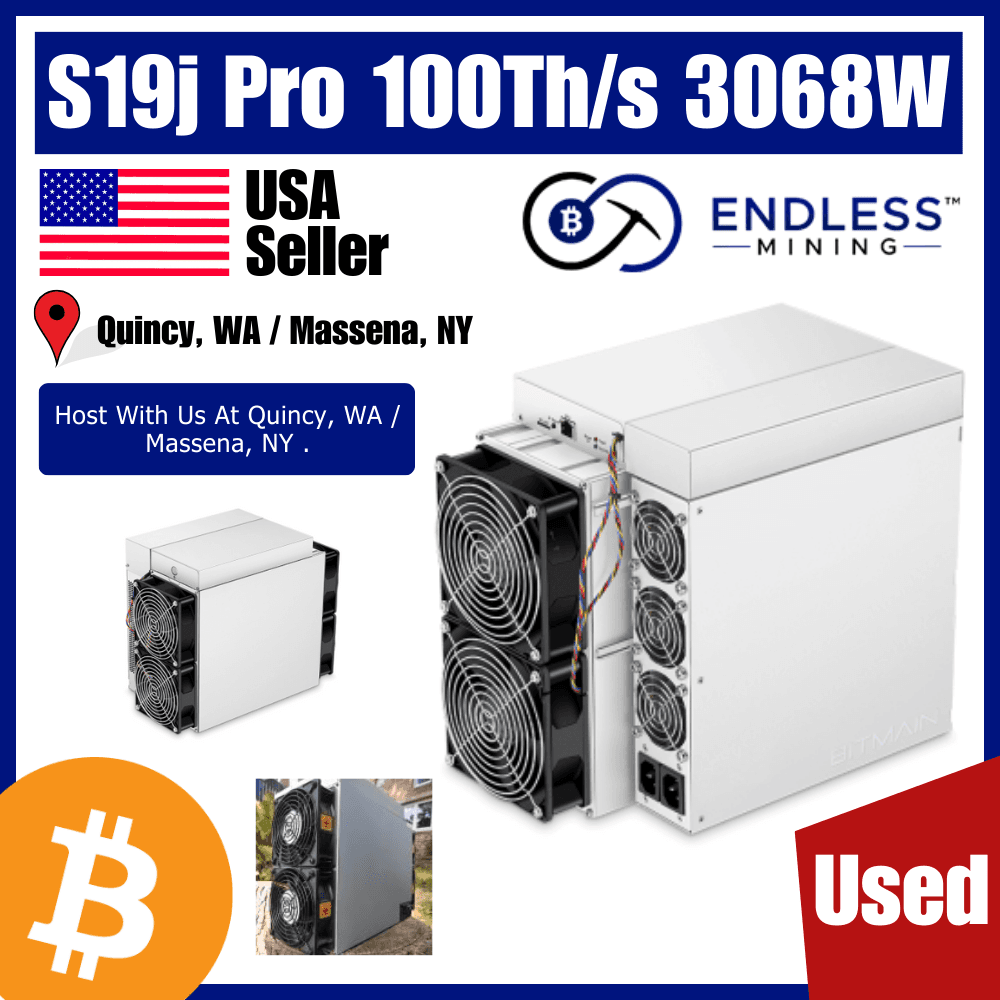 HOSTED - USED - Bitmain Antminer S19j Pro 100Th/s 3068W image