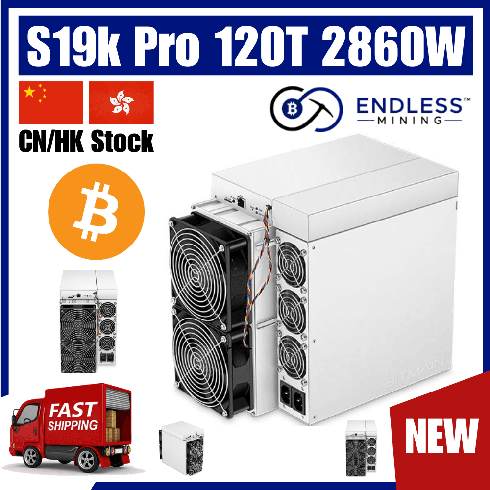 Bitmain Antminer S19k Pro 120Th/s 2860W - Input Voltage 200~240V AC image
