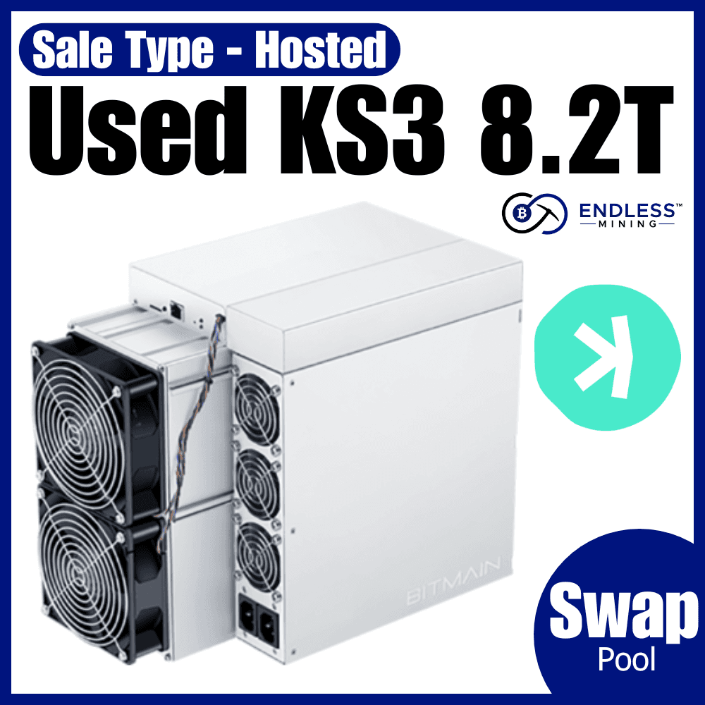 USED - Bitmain Antminer KS3 8.2Th/s 3053W - Kas Miner AC Input Voltage 200~240V image