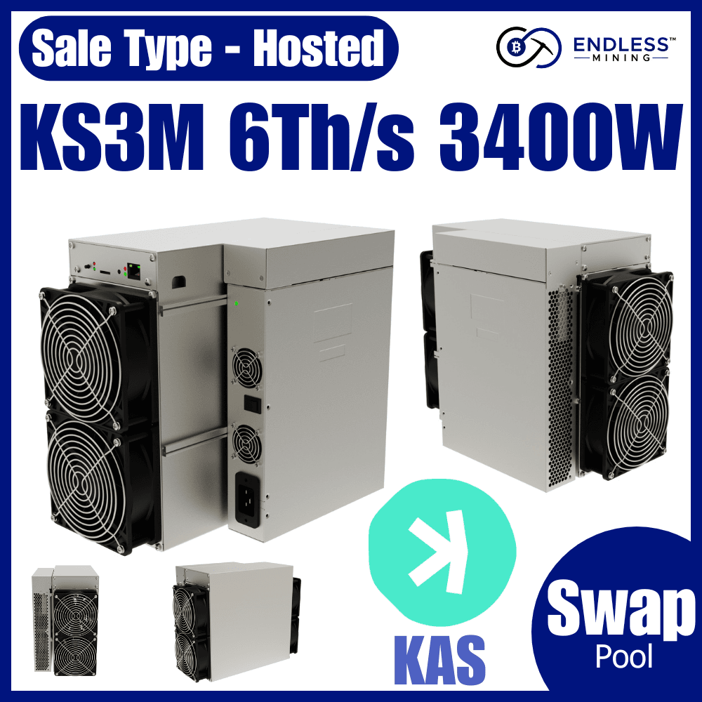 HOSTED - USED IceRiver KAS KS3M 6Th/s 3400W - Input Voltage 170-300V AC image