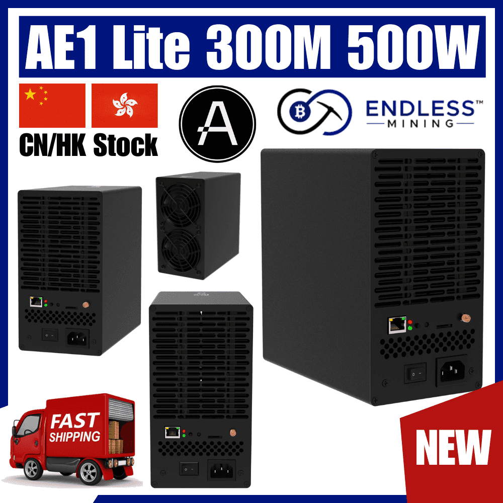 IceRiver ALEO AE1 Lite 300Mh/s 500W - Input Voltage 100-240V AC