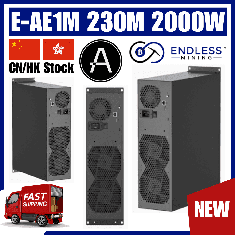 Goldshell E-AE1M 230Mh/s 2000W - ALEO Miner - Input Voltage 200~240V