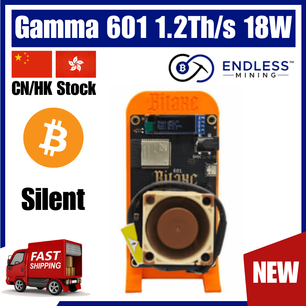 Bitaxe Gamma 601 Silent 1.2TH/s 18W - Bitcoin Solo Miner image